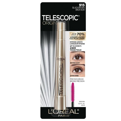 L'Oreal Paris Telescopic Original Lengthening Mascara - 915 Black Brown - 0.27 fl oz
