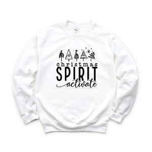 Simply Sage Market Women's Graphic Sweatshirt Christmas Spirit Activate - 1 of 2