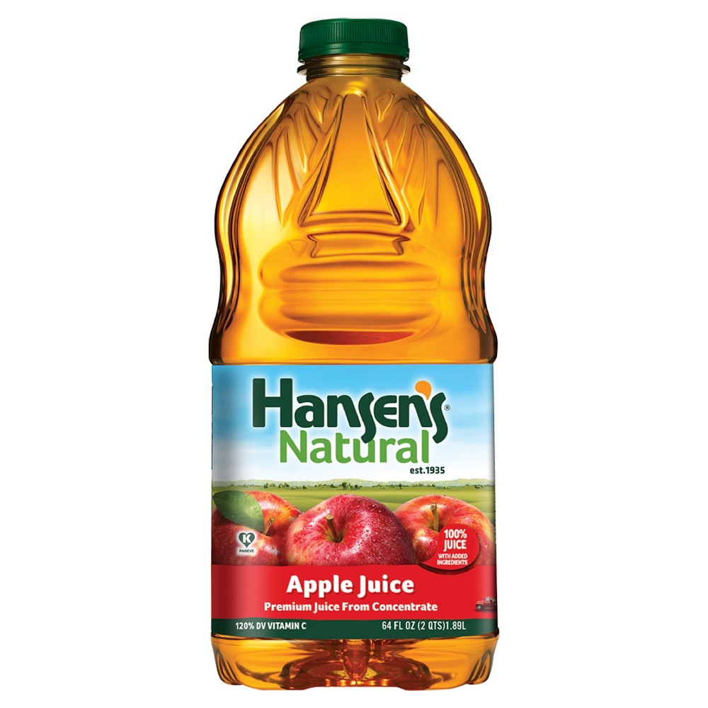 UPC 070847005735 product image for Hansen's 100% Apple Juice - 64 fl oz Bottle | upcitemdb.com