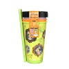 Zak Designs 3pc 25 fl oz Mickey Mouse Glow in the Dark Polypropylene Tumbler Set Purple/Orange/Green - 4 of 4