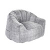 Zeus & Ruta 50"x43" Modern Oversized Chenille Armchair with Upholstered and Pillows, for Living Room, Bedroom, or Apartment - 2 of 4