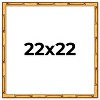 PosterPalooza | 22x22 Bamboo Picture Frame, UV Acrylic, 4 Finishes - Brown, Black, Gold, and Natural - 2 of 4