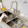 CASAINC Pull Down Bridge Kitchen Faucet - 2 of 4
