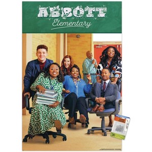 Trends International Abbott Elementary - Group Chairs Unframed Wall Poster Prints - 1 of 4