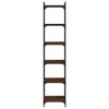 vidaXL Bookcase 6-Tier Brown Oak 15.7 in.x11.8 in.x74 in. Engineered Wood - 4 of 4