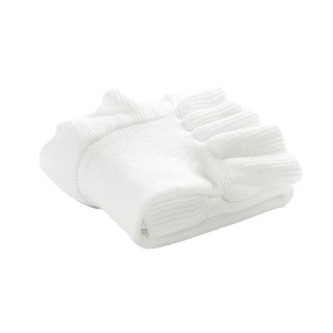 Lush Décor Reyna Toddler Soft Knitted Ruffle Throw Baby Blanket - 1 of 4
