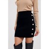 Women's Pearl Buttoned Sweater Mini Skirt - BluIvy - 4 of 4
