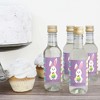 Big Dot of Happiness Hippity Hoppity - Mini Wine and Champagne Bottle Label Stickers - Easter Bunny Party Favor Gift for Women and Men - Set of 16 - 3 of 4