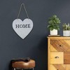 Cheung's Luca Metal Heart Shaped Home Sign - 3 of 4
