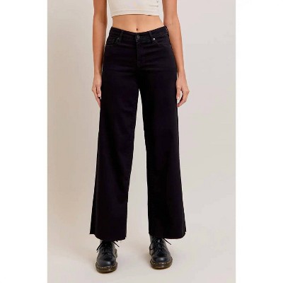 Women's Nori Mid Rise Wide Leg Jeans - HIDDEN