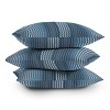 Sheila Wenzel Ganny Zig Zag Stripes Outdoor Throw Pillow Blue/Gray - Deny Designs - 3 of 3