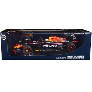 Red Bull Racing RB18 #1 "Oracle" Winner F1 "Hungarian GP" (2022) w/Driver Ltd Ed to 360 pcs 1/18 Diecast Model Car by Minichamps - 1 of 3