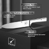 imarku Kitchen Knife Set 15 Pieces Japanese Stainless Steel Knife Block Set with Sharpener - Dishwasher Safe Kitchen Knives, Silver - 4 of 4