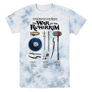 Men's The Lord of the Rings: The War of the Rohirrim Sword Chart T-Shirt - 1 of 4