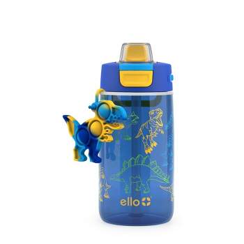 Ello 12oz Stainless Steel Colby Pop! Water Bottle With Fidget Toy