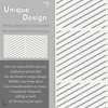 Kozyard Powder Coated Galvanized Steel Privacy Screen 74''H x 47.2 ''W Decorative Fence with Stand - 4 of 4