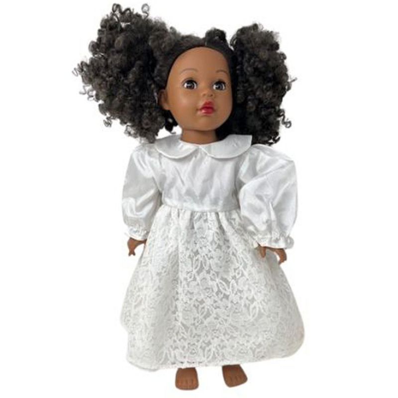 Doll Clothes Superstore Wedding Dress With Veils Fits American Girl Our Generation and My Life Dolls, 3 of 5