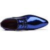 Santimon Men's Oxford Shoes Dress Pointed Toe Shiny Patent Leather Lace Up Casual Prom Party Shoes - 4 of 4