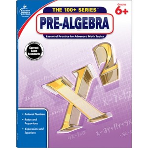 Pre-Algebra, Grades 6 - 8 - (100+ Series(tm)) (Paperback) - 1 of 1