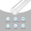 Unique Bargains Lamp and Lantern Water Cooling System Acrylic Rigid Round Pipe Clear 10" - 3 of 4