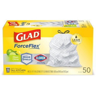 glad kitchen trash bags