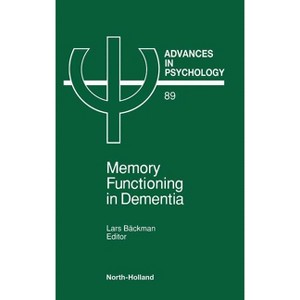 Advances in Psychology V89 - (Developments in Atmospheric Science) by  Lars Backman & L Backman L & Backman L (Hardcover) - 1 of 1