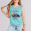 Simply Sage Market Farm Fresh Flowers Truck Garment Dyed Tank - 3 of 4