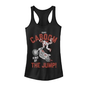 Juniors Womens Toy Story Caboom Jump King Racerback Tank Top - 1 of 4