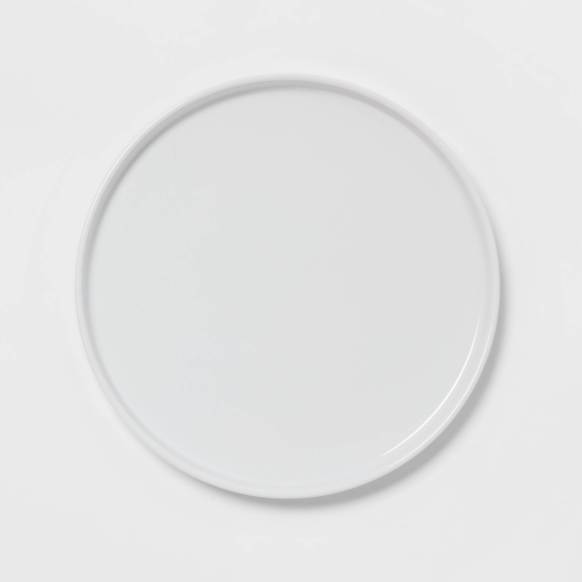 10.5" Stoneware Stella Dinner Plate White - Threshold™
