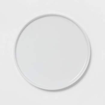 10.5" Stoneware Stella Dinner Plate White - Threshold™