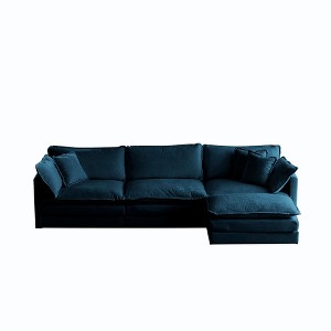 NicBex Chenille Fabric Modular Sectional Sofa Large L-Shaped Upholstered Sofa with Reversible Ottoman for Living Room,Apartment - 1 of 4