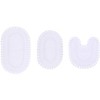 Hampton Crochet Collection Cotton Reversible Tufted Set of 3 Bath Rug Set - Home Weavers - 2 of 4