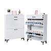 CAVINAS Shoe Organizer with 2 Flip Drawers,Freestanding Shoe Storage Cabinet for Hallway,Entryway - 4 of 4