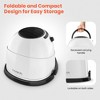 TASALON 1875W Ionic Hooded Hair Dryer Bonnet with 3 Heating Settings - Black& White - 3 of 4
