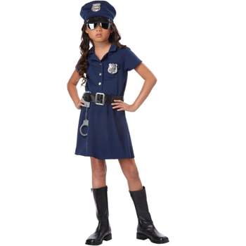 Dress Up America Police Officer Costume For Toddler Girls - Toddler 2 ...