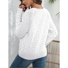 Women’s Casual Leopard Print Knitted Pullover Sweaters Long Sleeve Crew Neck Jumper Tops - 2 of 4