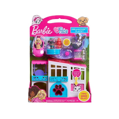 voorraad Kan worden berekend Smeren Barbie Pets Dreamhouse Playset : Target