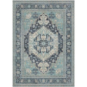Abynow Medallion Distressed Persian Indoor Area Rug - 1 of 4