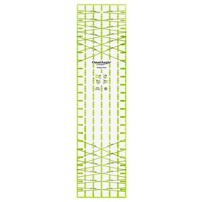 Omnigrid 6" x 24" Non-Slip Wedge Quilting Ruler