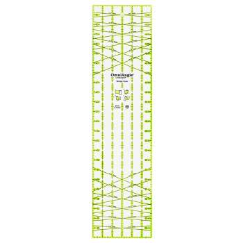 Omnigrid 1-1/2 x 12 Ruler Clear Rectangle Quilting and Sewing Ruler