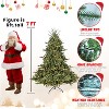 Gulches Full-Shape Christmas Tree - 7FT, 750 UL Lights, 2257 PE/PVC Tips, Wide Base, Hinged Structure, Stable Metal Stand - 4 of 4