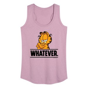 Women's - Garfield - Whatever Graphic Racerback Tank - 1 of 4
