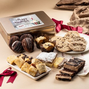 Dulcet Gift Baskets Luxurious Gourmet Bakery Dessert Gift Tin - 1 of 4