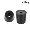 Unique Bargains Rubber Durable Anti-Slip Furniture Feet Bumpers Pads 4 Pcs - 4 of 4