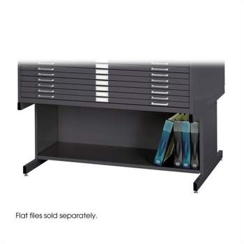 Steel Open 20"H Base for 4986 and 4996 Flat File Cabinets in Black-Safco