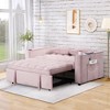 KTMBDW Multi-functional Sofa Bed, Modern Convertible Recliner Lounge with Cup Holder and USB Port for Living Room or Apartments - 3 of 4