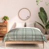 Little Arrow Design Co Fall Plaid Comforter Set Sage Green - Deny Designs - 3 of 4