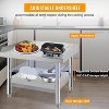 Equipment Grill Stand Table 48"x28"x24",1000 lbs Top Shelf,Adjustable Legs with 2" Edge Baffle Ideal for Kitchens - 4 of 4