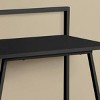 INFURNIC Desks 30"L Compact Computer Desk with Laminate Top and Sturdy Metal Frame for Small Spaces, Black, 29.5"*17.75"*34" - 4 of 4