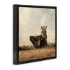 Stupell Industries Bear Holding Paws Watching Sunset, 18" x 18" - 3 of 4